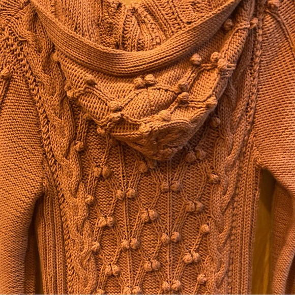 Hooded Knit Neutral Cardigan - Picture 9 of 11